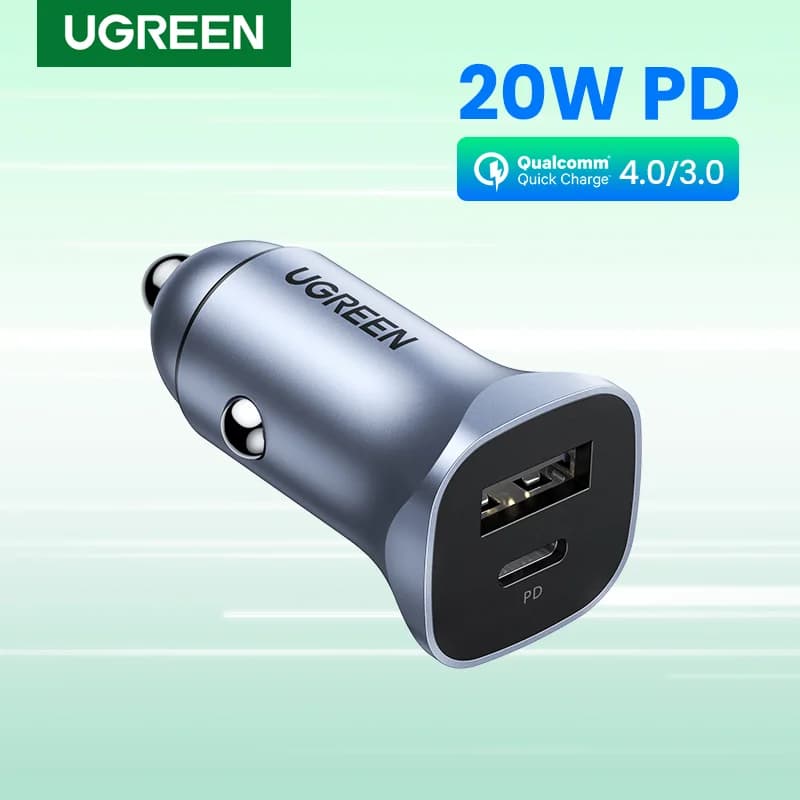 24W kaksikanavainen QC 4.0 autonlaturi