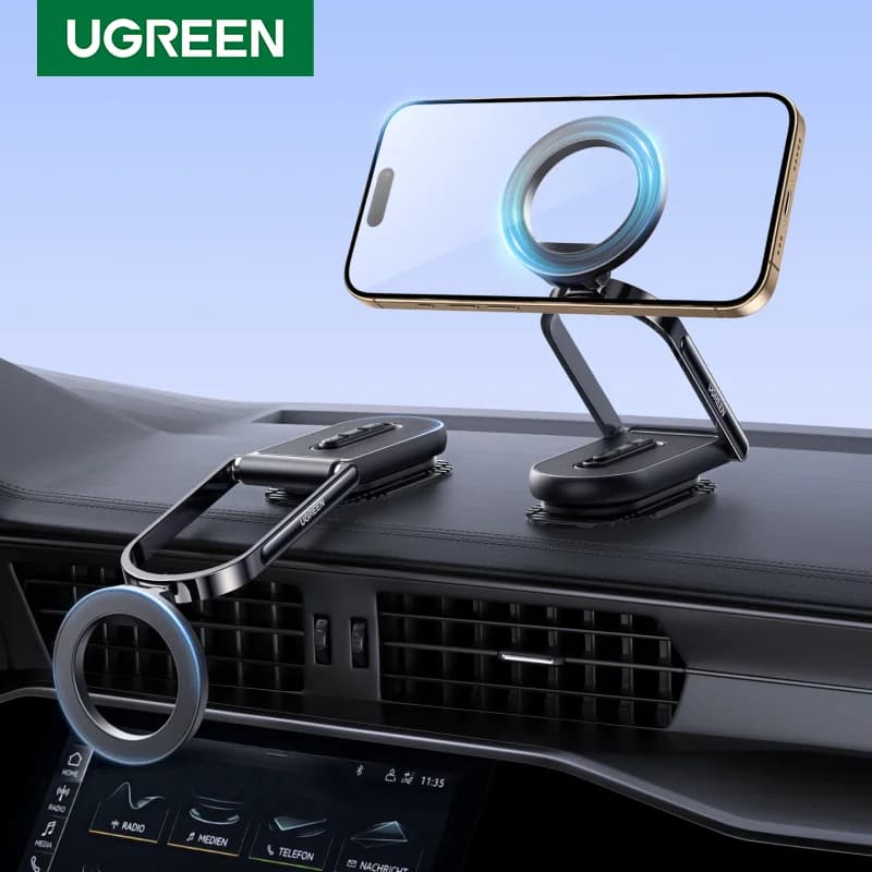 Kääntyvä magneettinen autokäsinpöytäpuhelinpidike