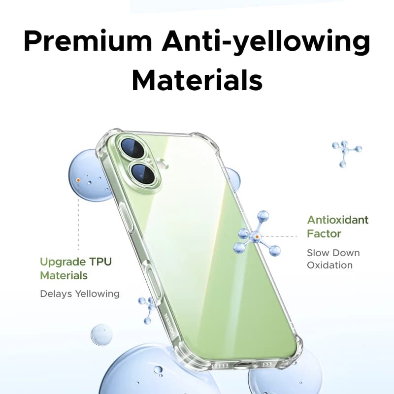 Kirkas iskuunkestävä Airbag-kotelo iPhoneen