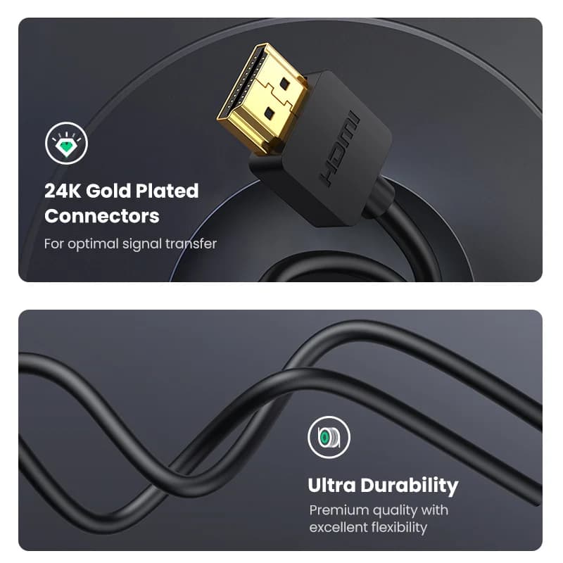 Micro HDMI - HDMI-kaapeli 4K 60Hz