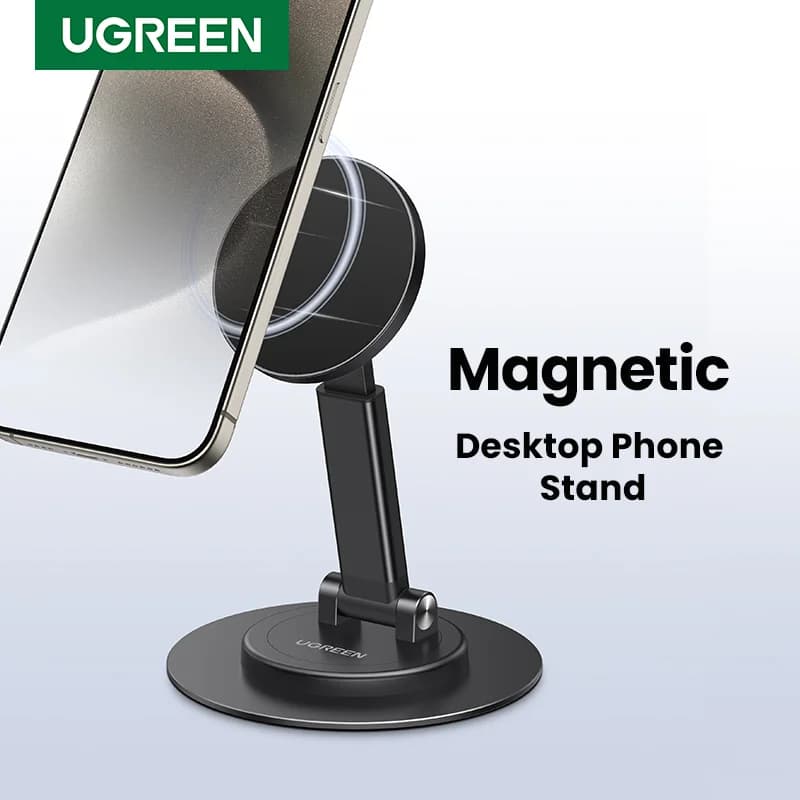 Magneettinen alumiininen puhelinteline, 360° pyöritys