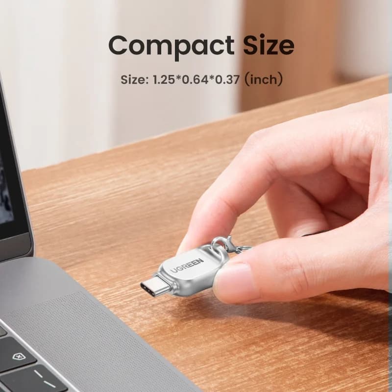 USB-C-muuntaja Micro SD-kortille, USB 3.0 OTG