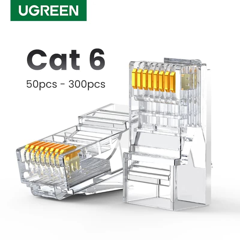 Cat6 RJ45 Ethernet-verkkokaapelin liittimet