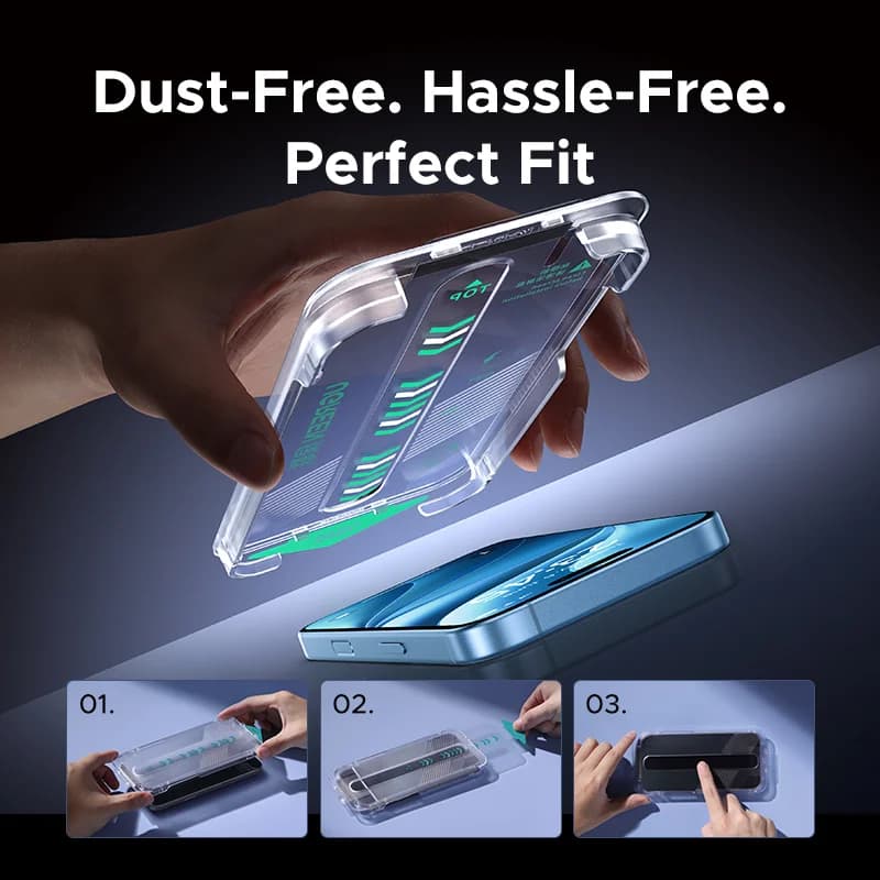 Karkaistu lasi suojakalvo iPhoneen, 2 kpl