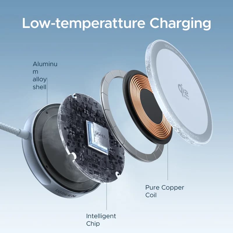 25W Qi2 magneettinen langaton latausalusta