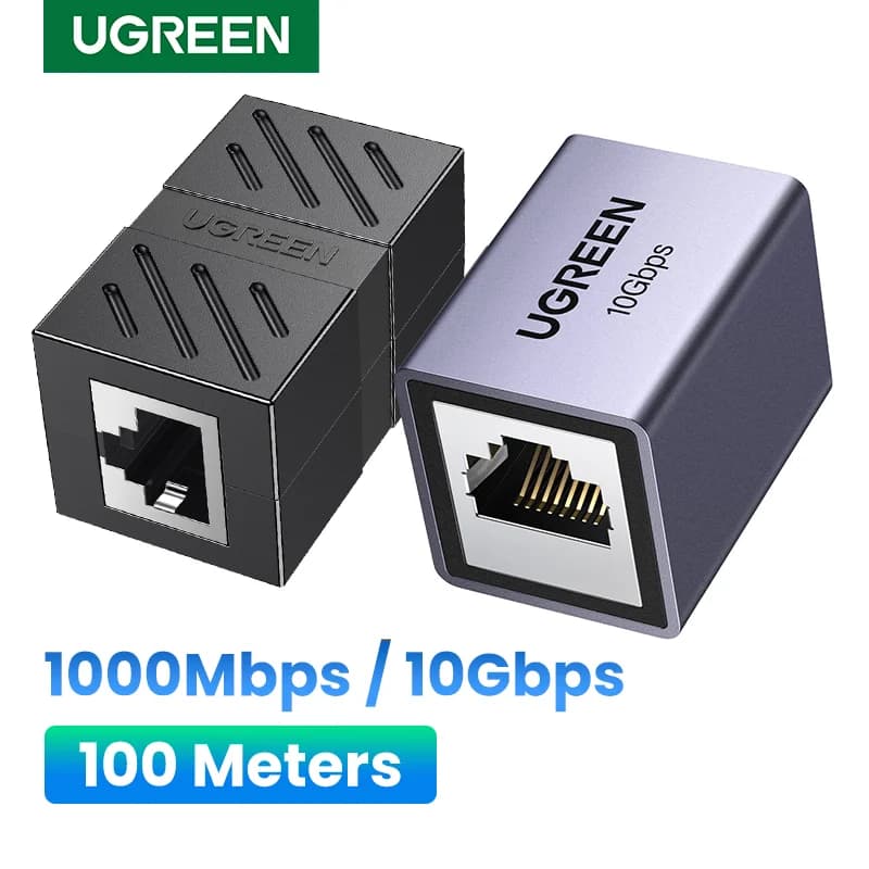 RJ45 Ethernet-naaras-naaras-liitinsovittimen adapteri