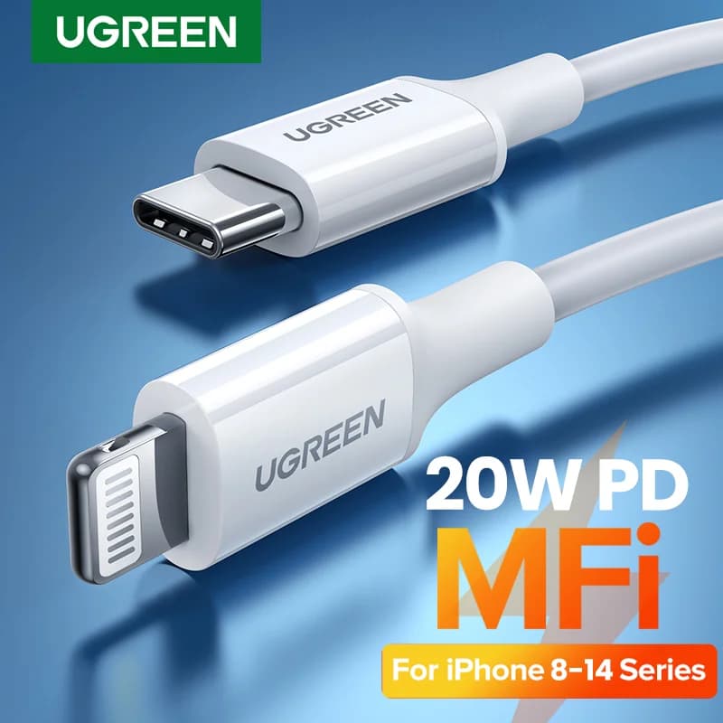 20W USB-C - Lightning PD-kaapeli