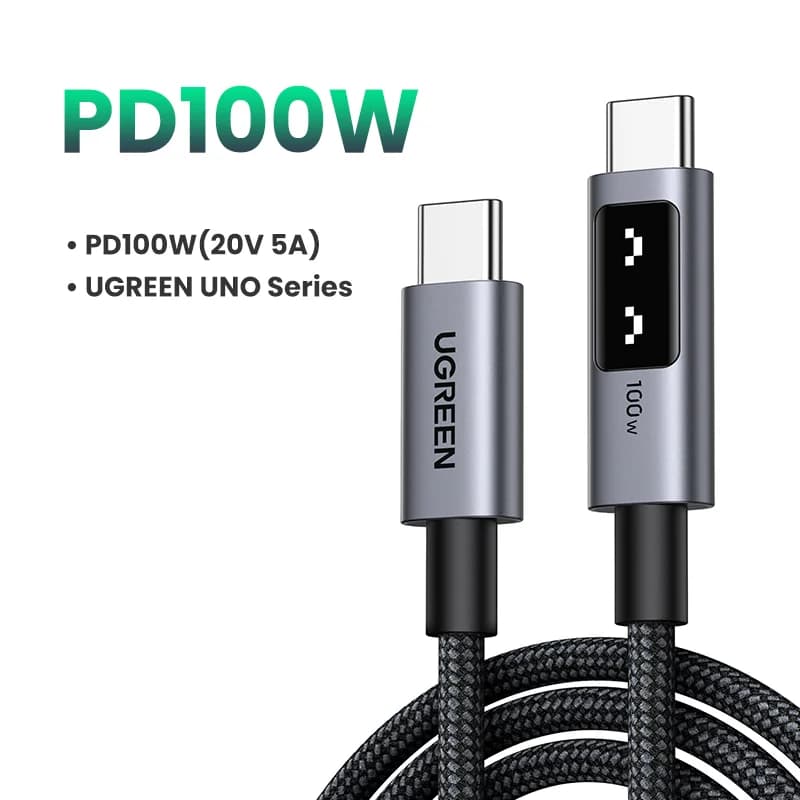 USB-C - USB-C -kaapeli, 100W PD, 0,5-3m