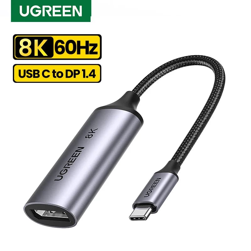 USB-C - DisplayPort 1.4 -sovituskaapeli, 8K