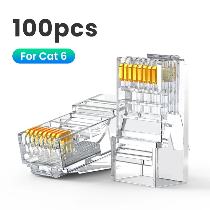 Cat6 RJ45 Ethernet-verkkokaapelin liittimet