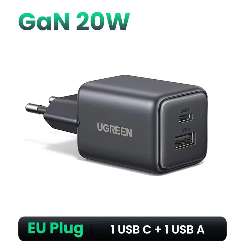 20W GaN USB-C PD-laturi