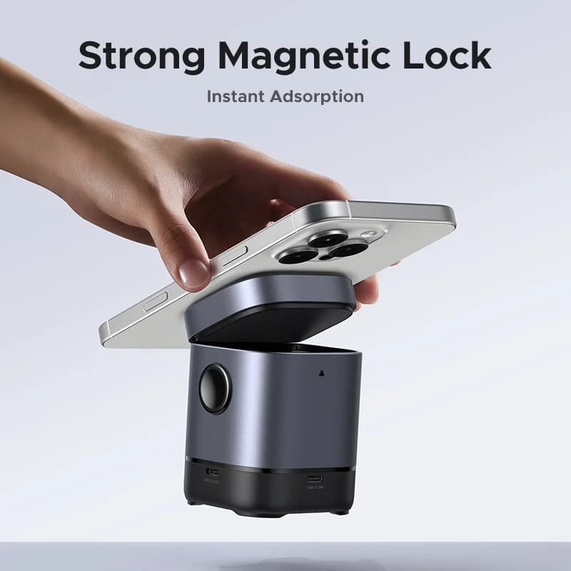 Qi2 15W magneettinen langaton latausteline kaapelilla