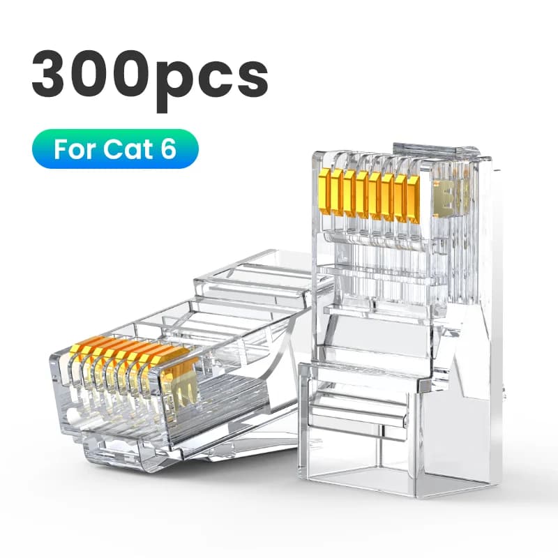 Cat6 RJ45 Ethernet-verkkokaapelin liittimet