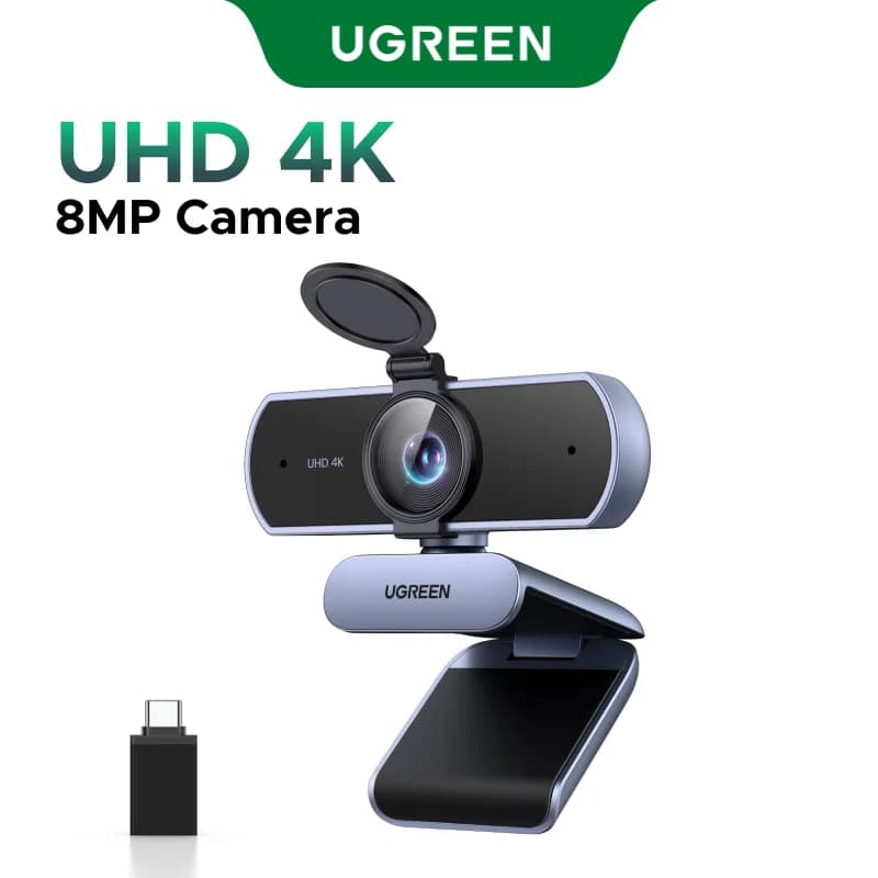 2K HD USB-webkamera kahdella mikrofonilla