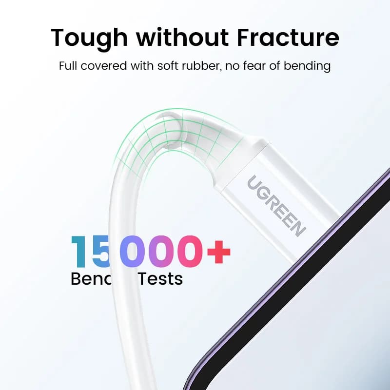 2-pack MFi-sertifioitu USB-C-Lightning-kaapeli