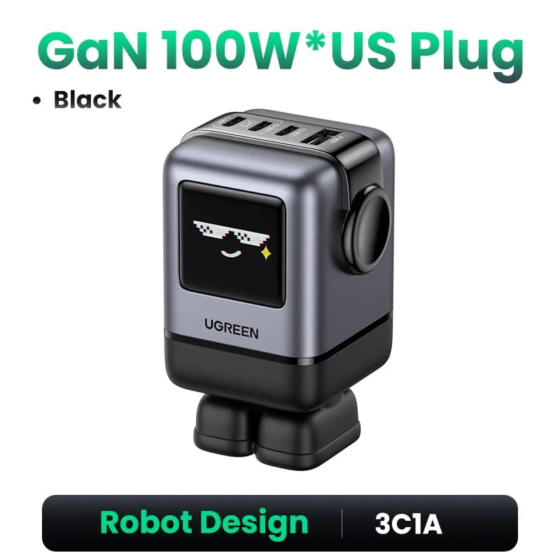 100W GaN USB-C-pikalaturi PPS-tuellolla