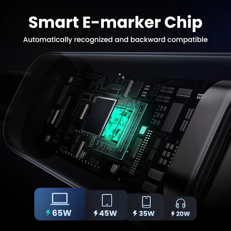 USB-C - USB-C -kaapeli, 100W PD, 0,5-3m