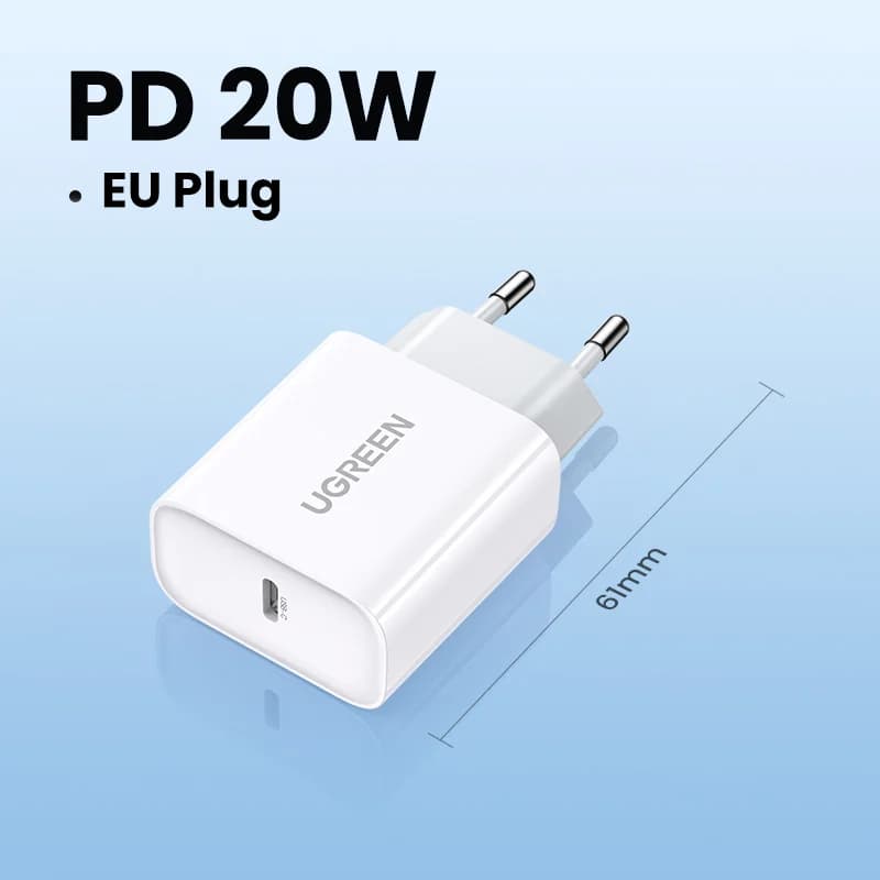 20W USB-C seinälaturi, QC4.0 PD