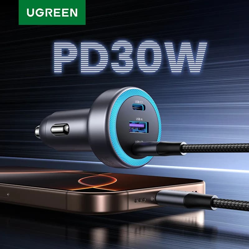 30W USB-C-autolaturi
