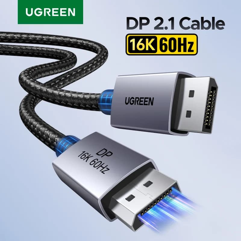 DisplayPort 2.1 -kaapeli, 8K 60Hz HDR-videotuki