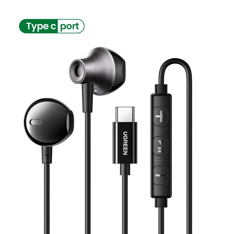 Puoliavoimet langalliset kuulokkeet, 3,5 mm liitin ja mikrofoni