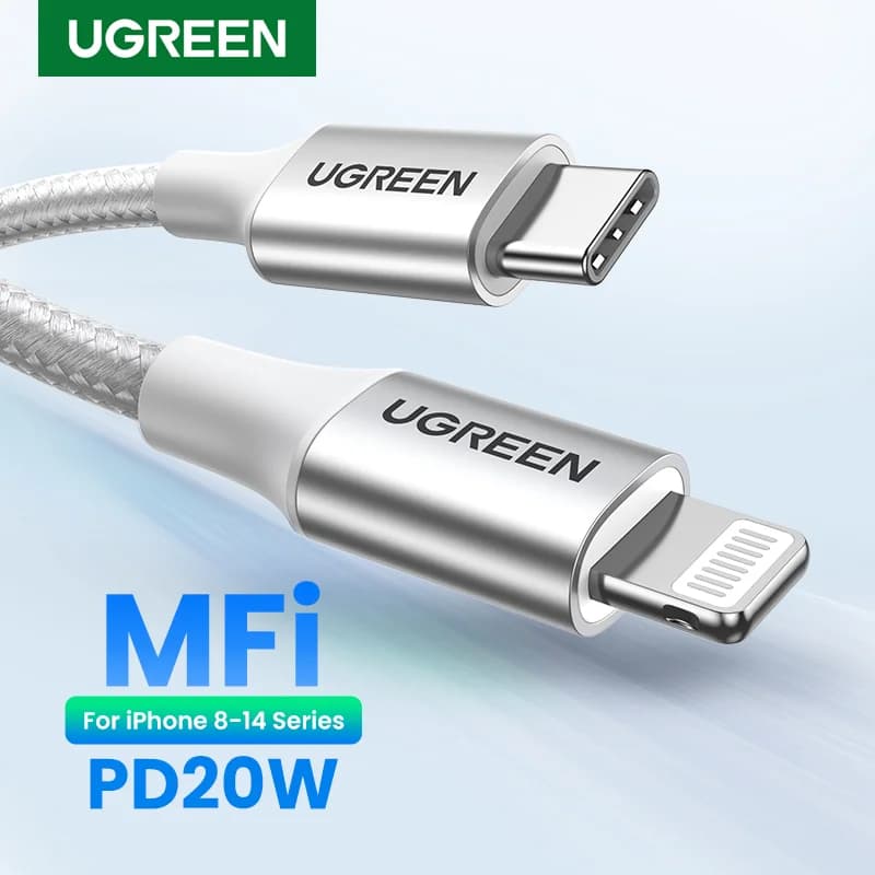 MFi USB-C - Lightning -kaapeli, 30W PD Pikalataus