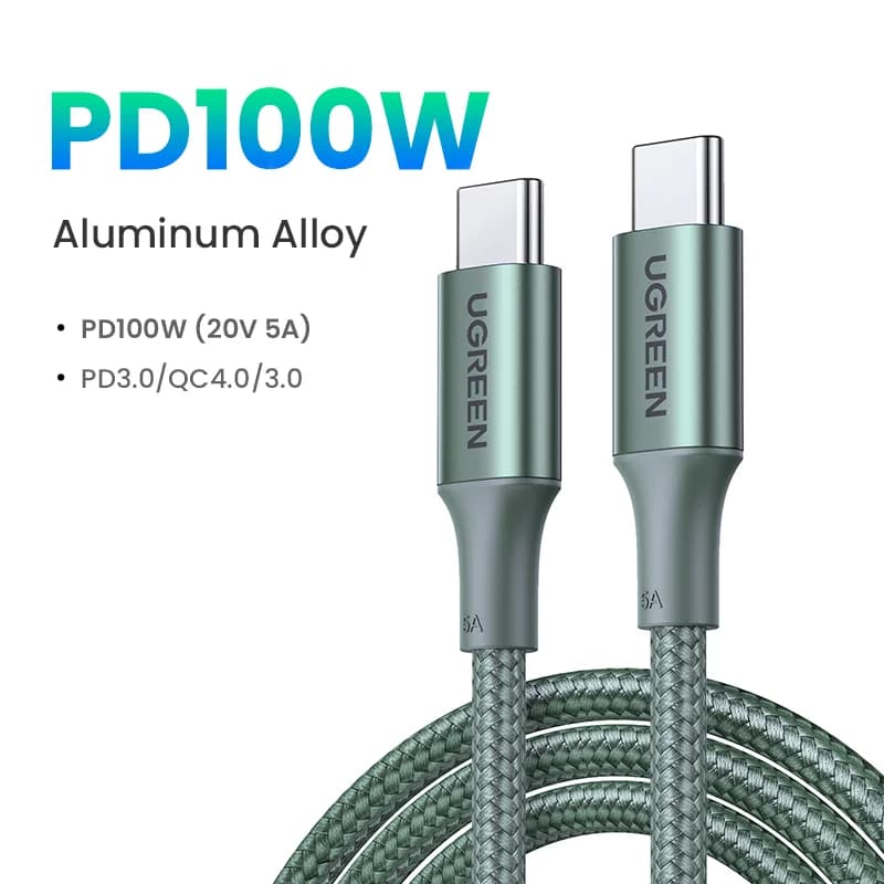 USB-C - USB-C -kaapeli, 100W PD, 5A