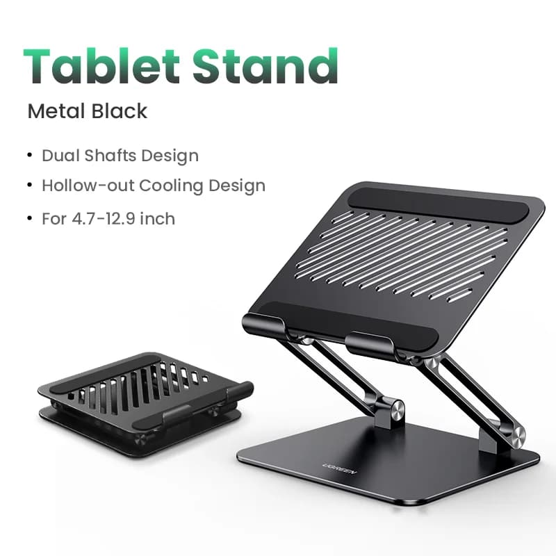 Alumiininen tabletti- ja puhelinteline
