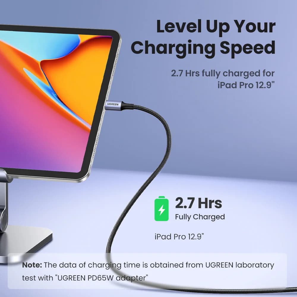 USB-C - USB-C -kaapeli, 100W PD, 5A
