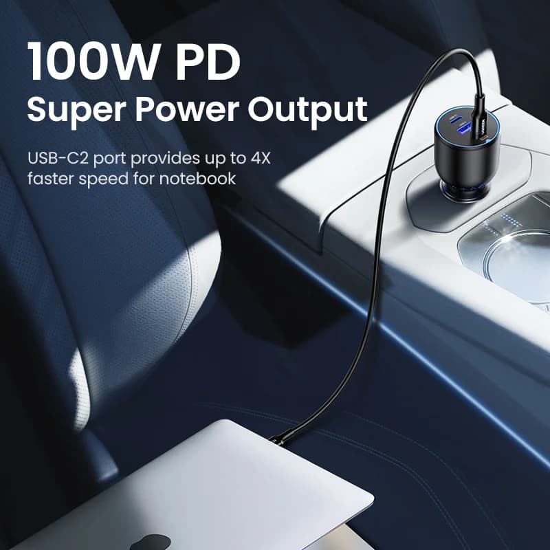 130W USB-C autolaturi, PD3.0