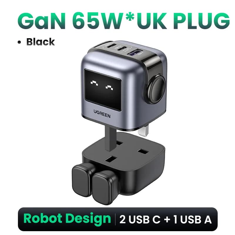 65W GaN USB-C -pikalaturi PPS-tuellolla