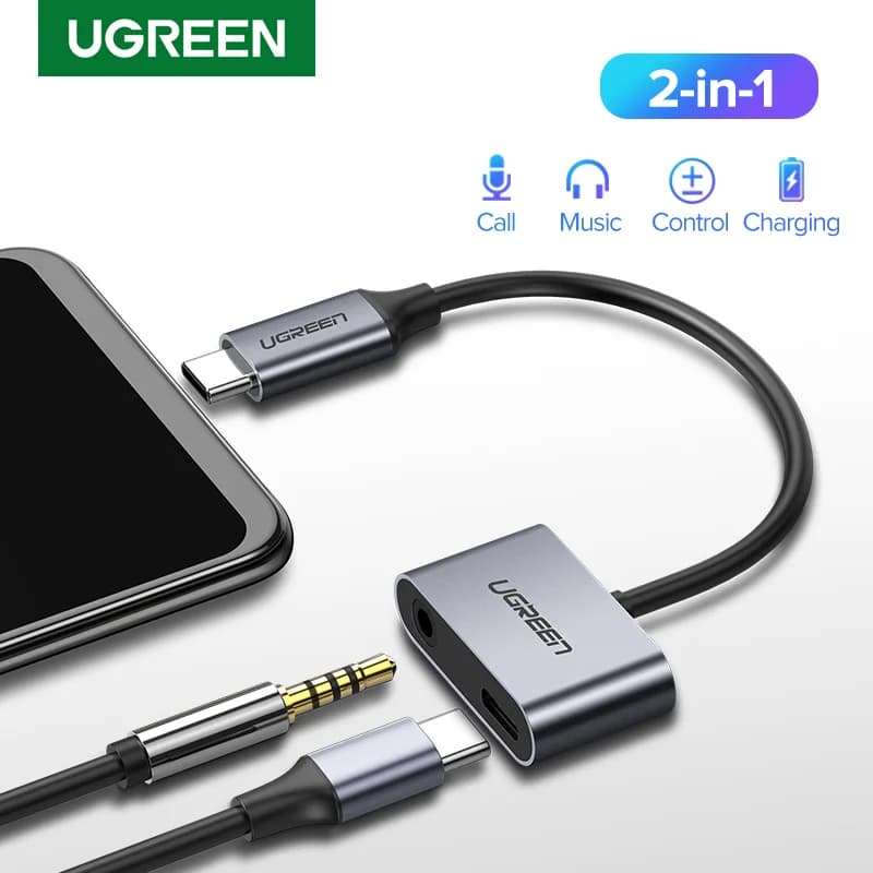 USB-C - 3,5 mm AUX-kaapelisovitin